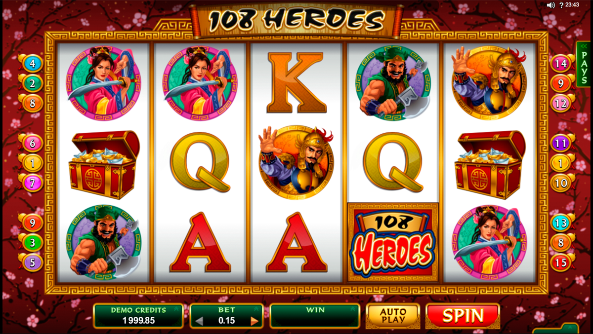 108 heroes microgaming
