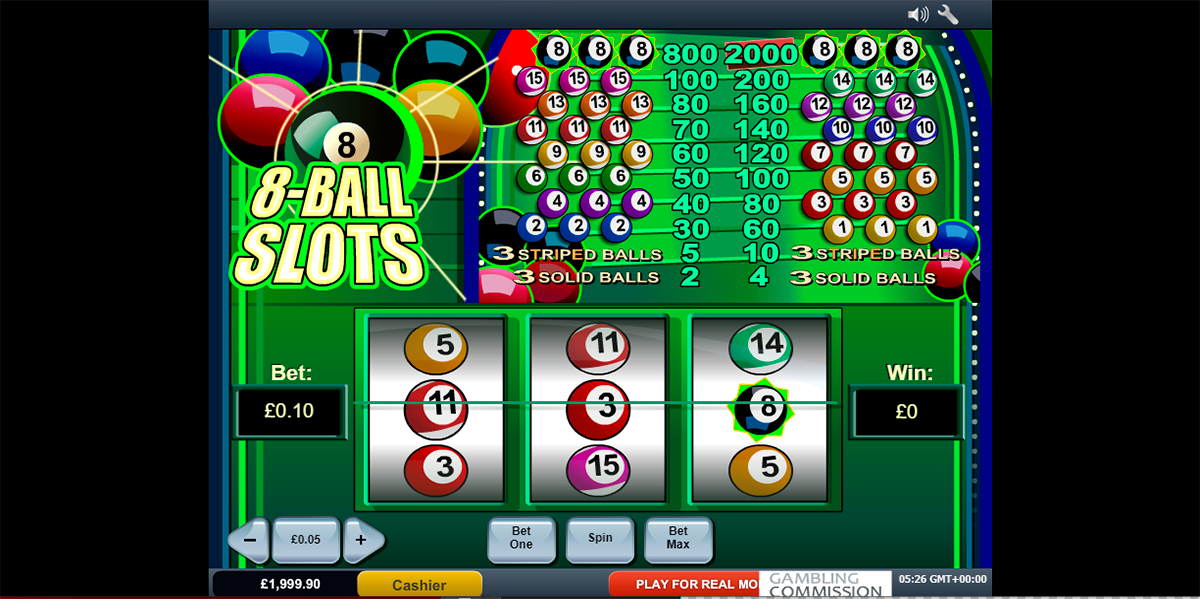 8 ball slots playtech
