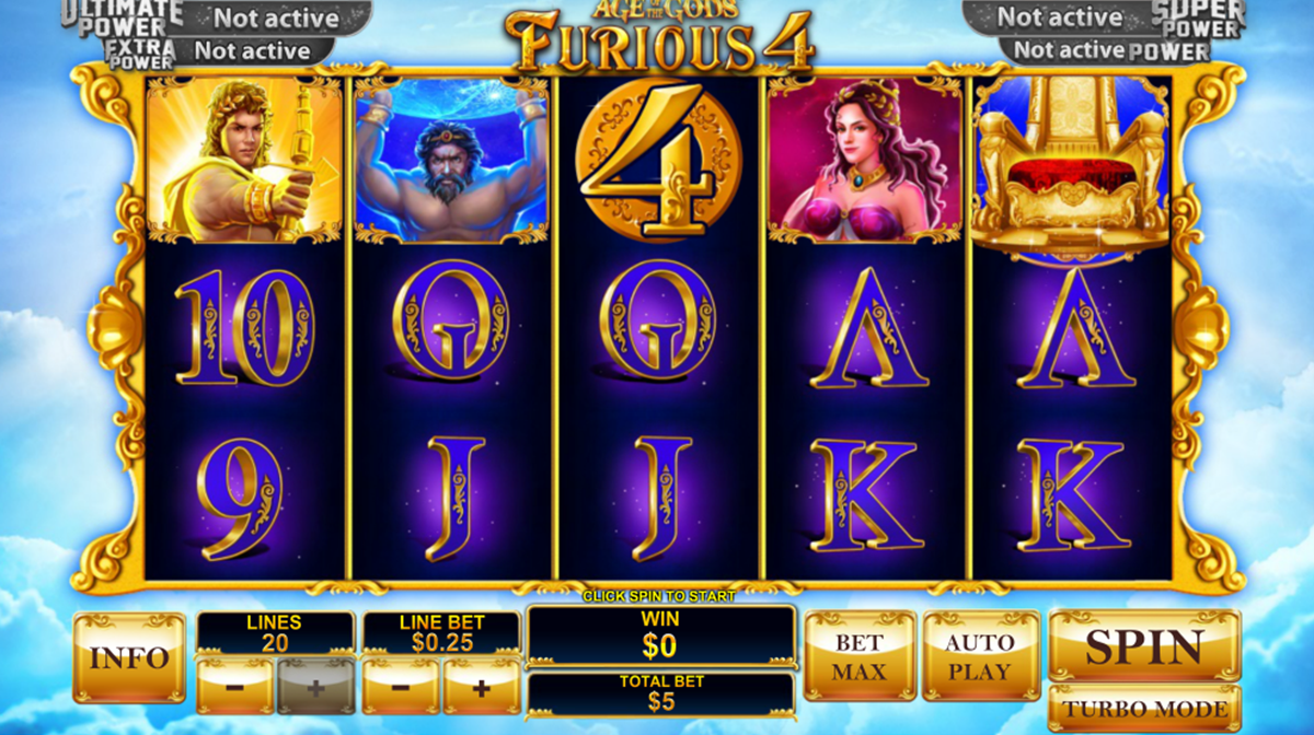 age of the gods furious 4 playtech