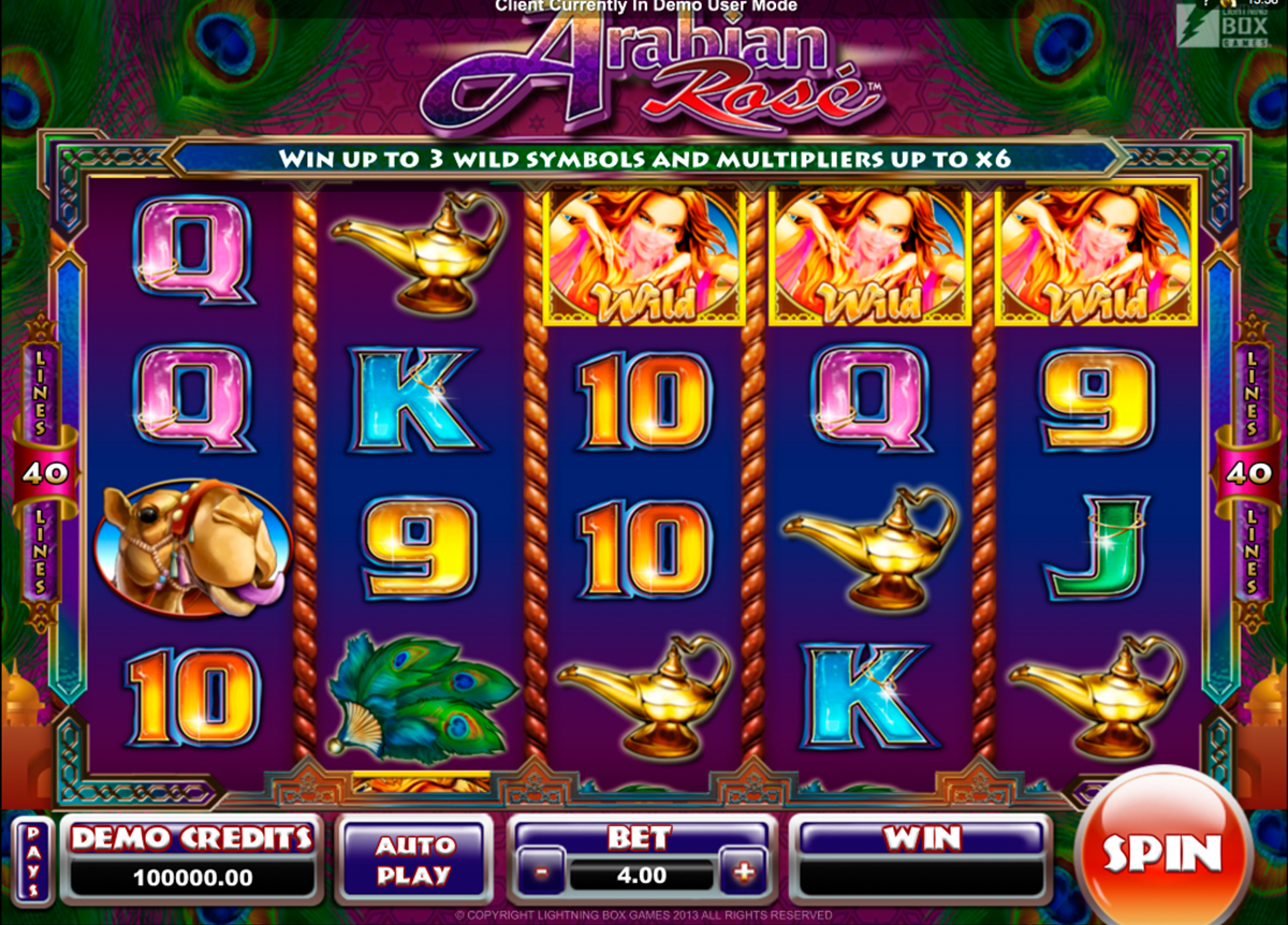 arabian rose microgaming