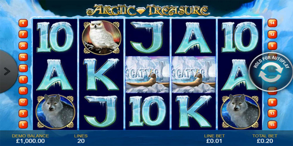 arctic treasure playtech