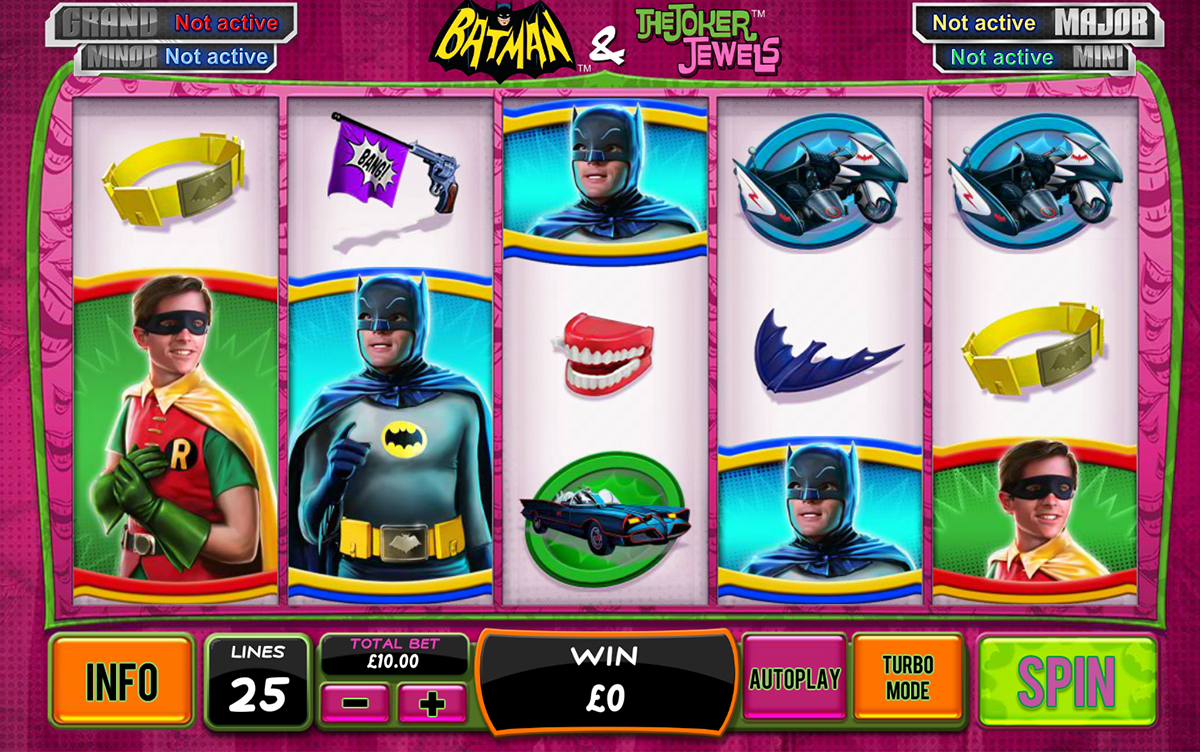 batman the joker jewels playtech
