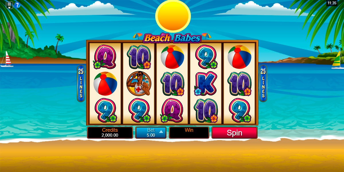 beach babes microgaming