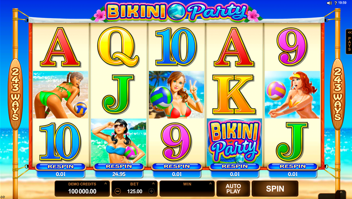 bikini party microgaming