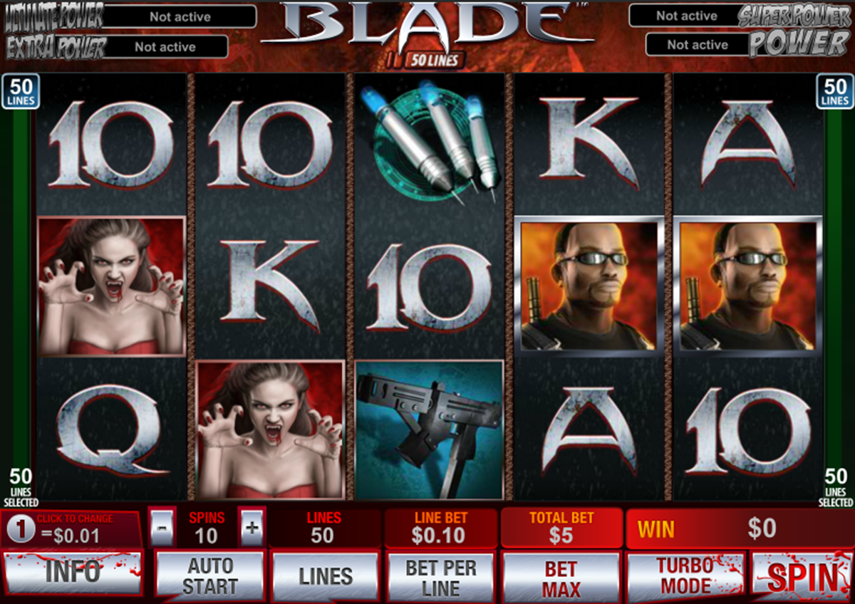 blade 50 lines playtech