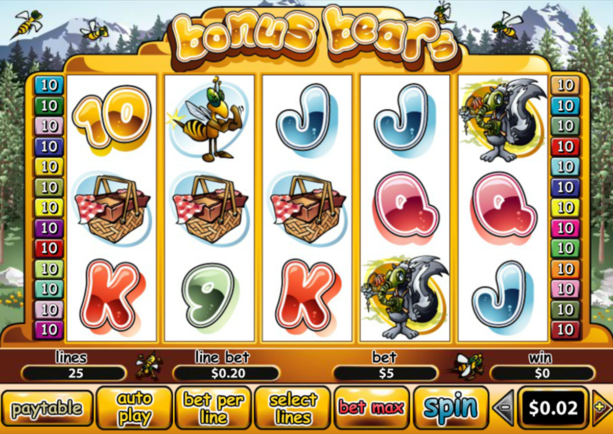 bonus bears playtech