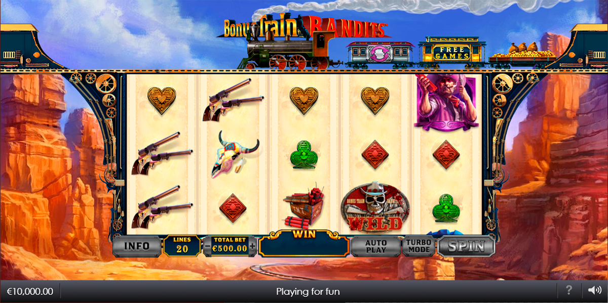 bonus train bandits playtech