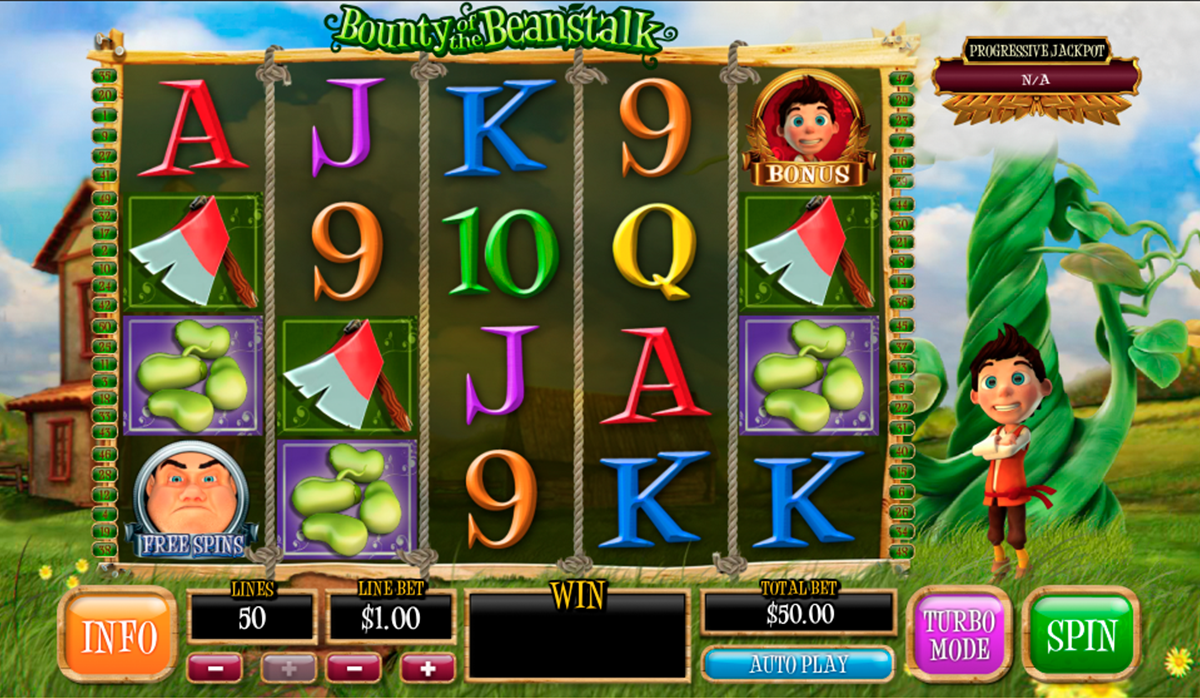 bounty of the beanstalk playtech