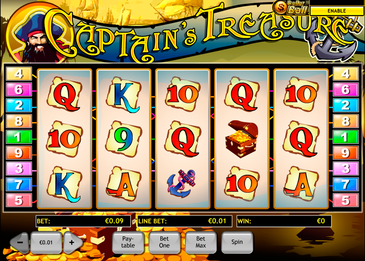 captains treasure playtech