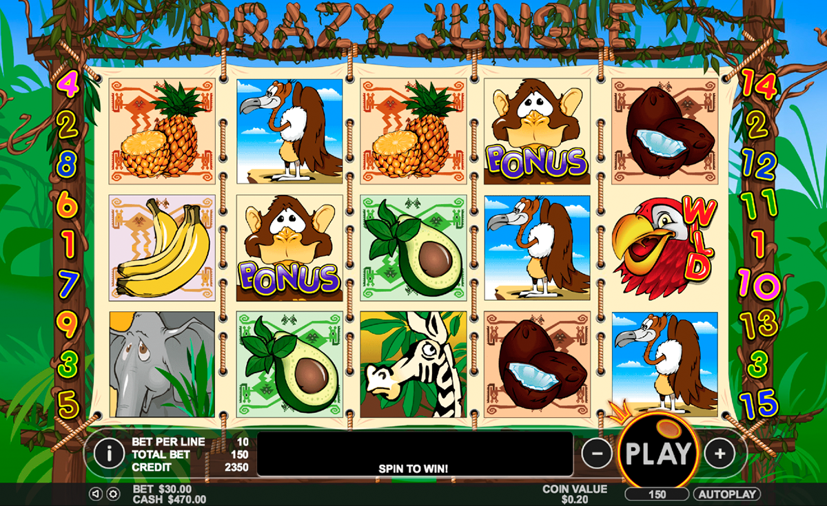 crazy jungle pragmatic