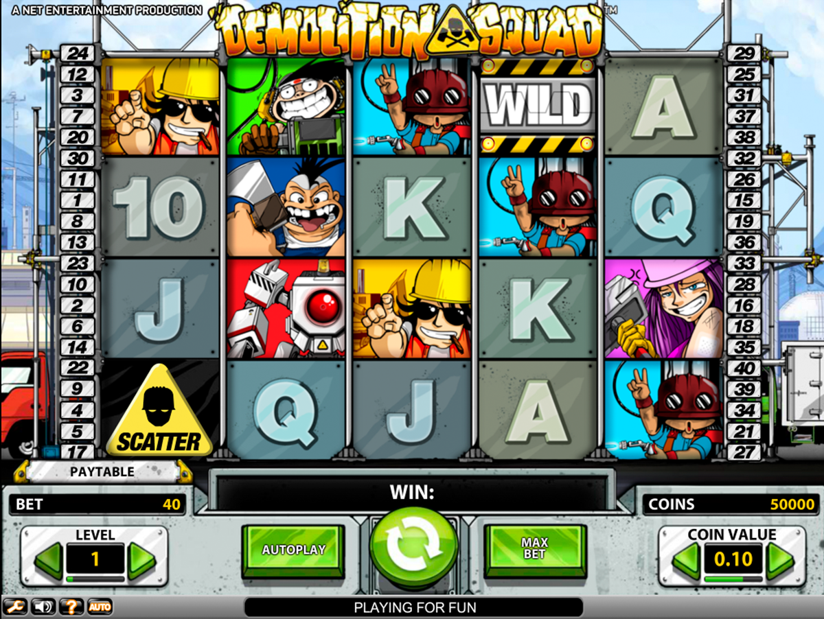 demolition squad netent