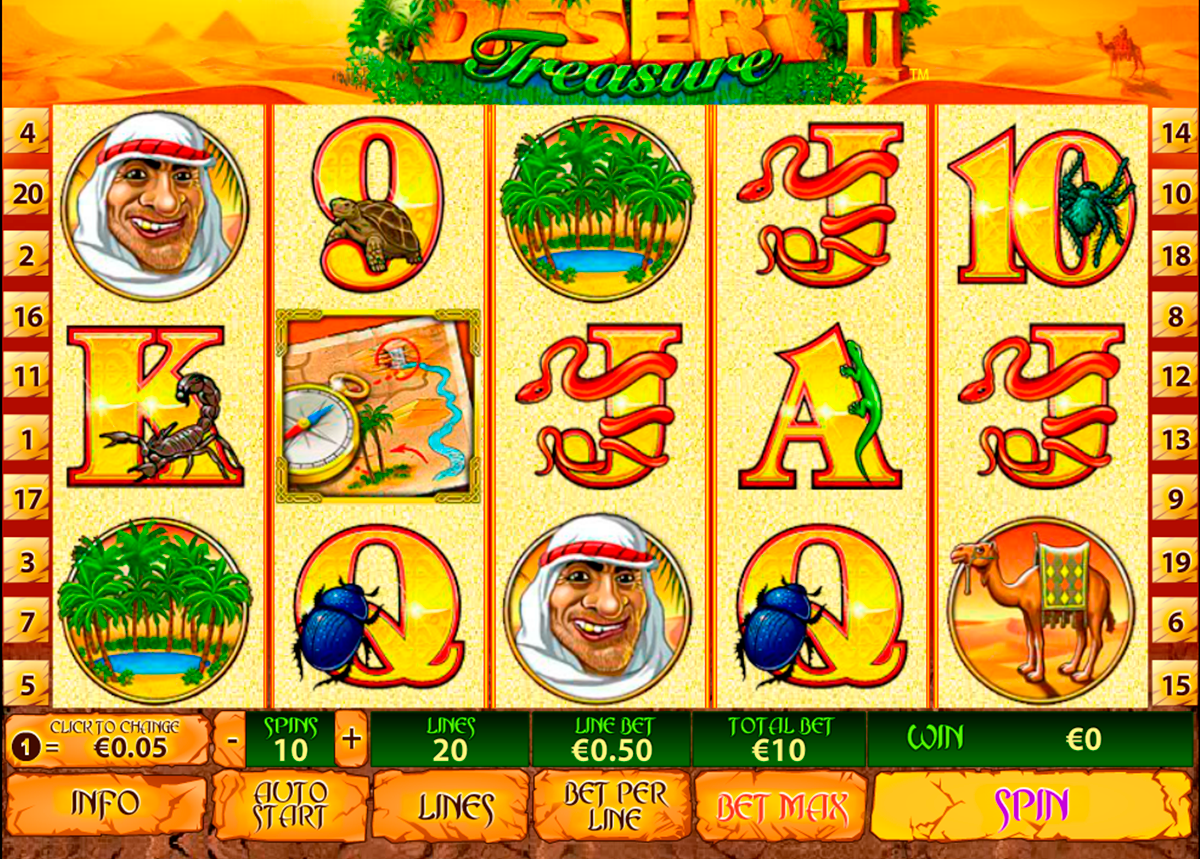 desert treasure ii playtech