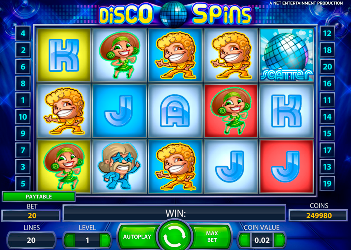disco spins netent