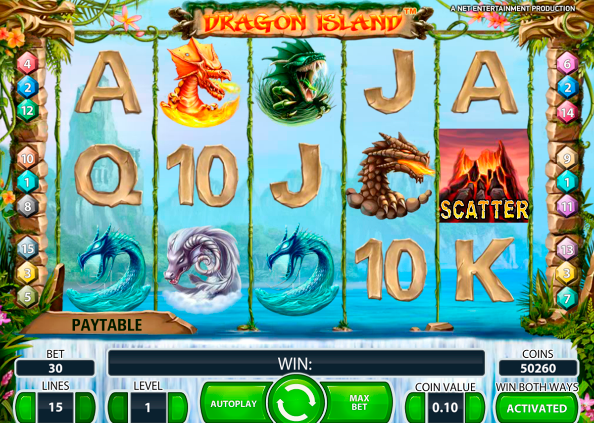 dragon island netent