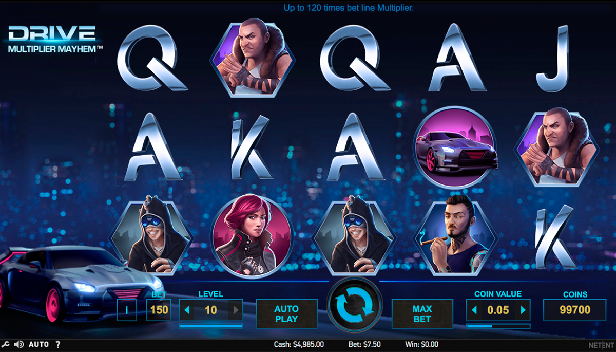 drive multiplier mayhem netent