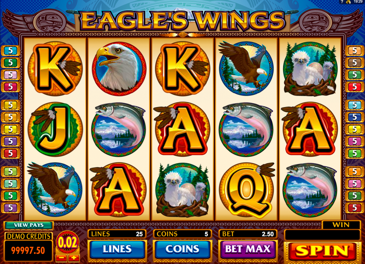 eagles wings microgaming