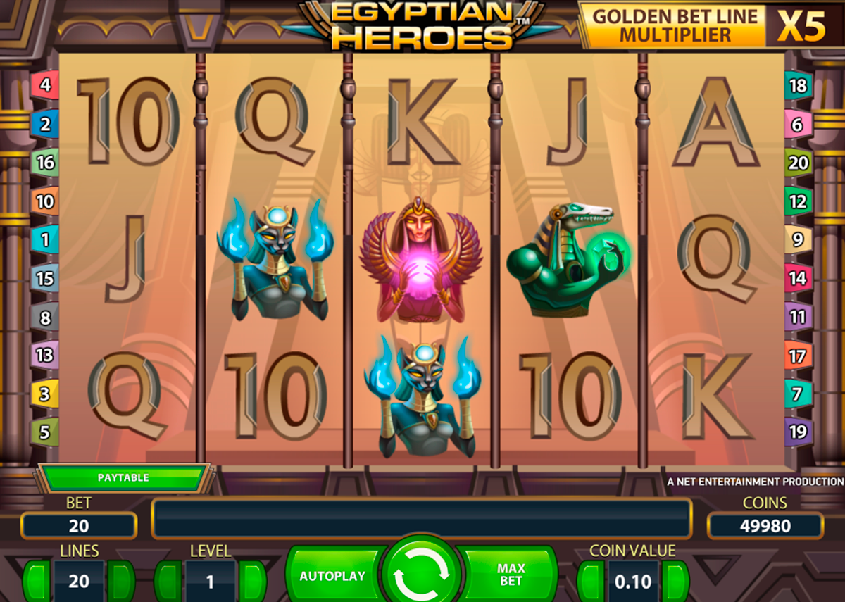 egyptian heroes netent