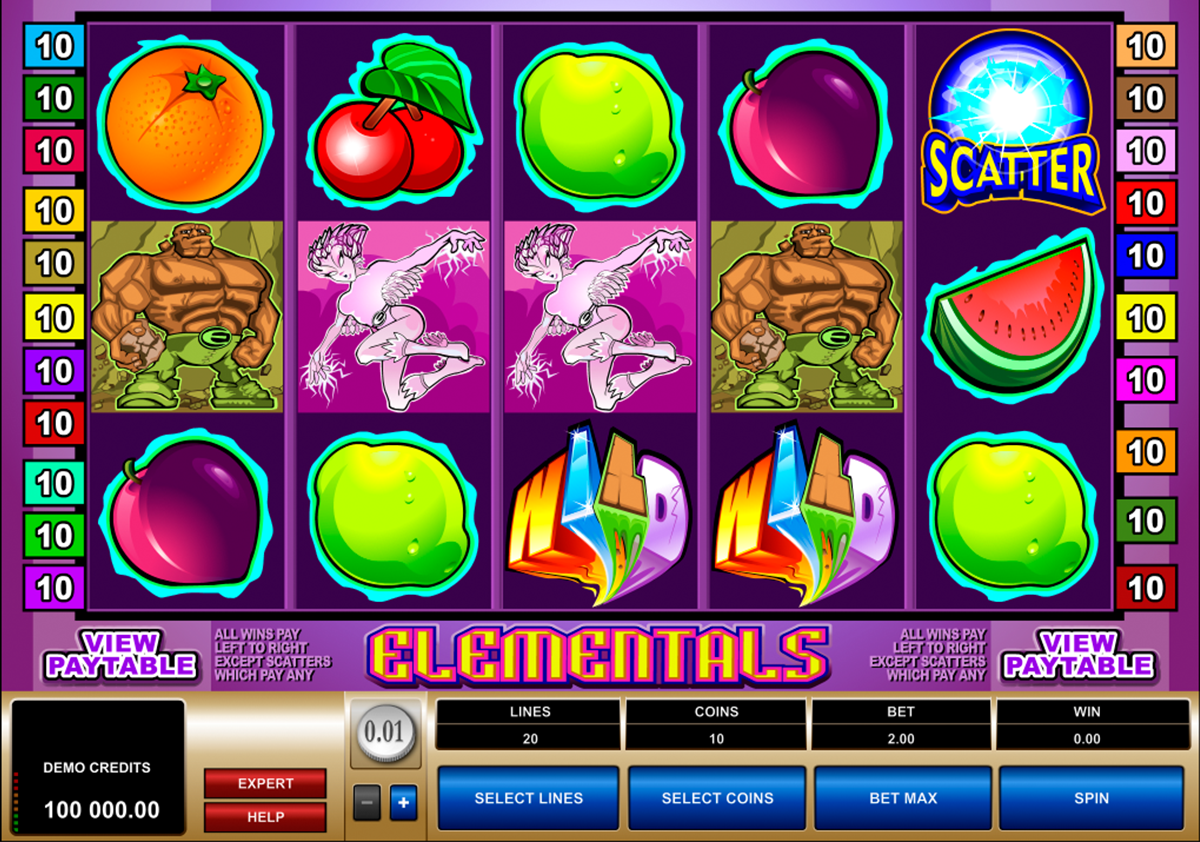 elementals microgaming