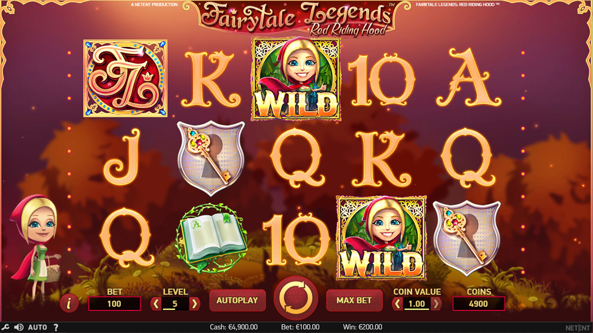 fairytale legends red riding hood netent