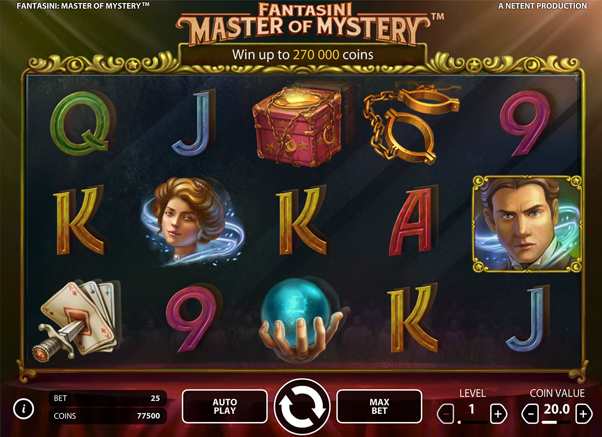 fantasini master of mystery netent