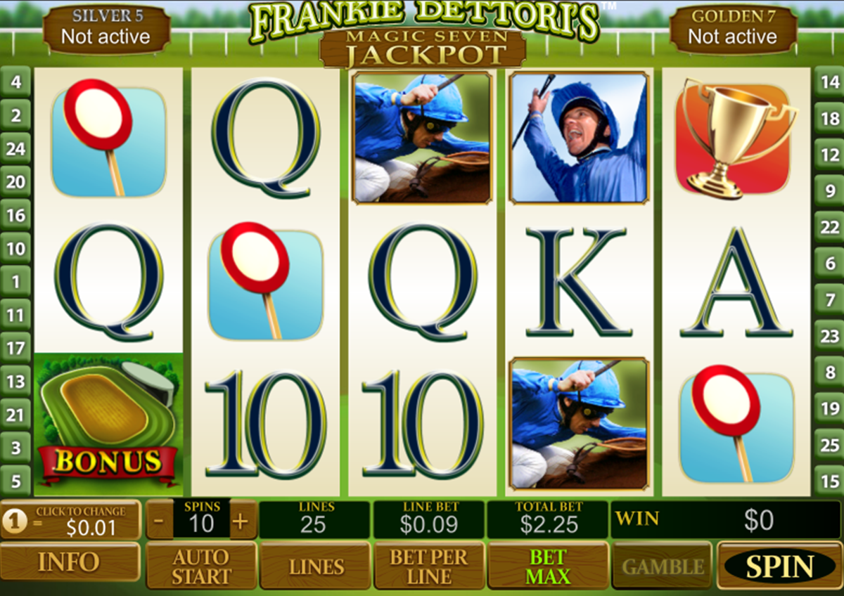 Frankie Dettoris Magic Seven Slot Machine Frankie Dettoris Magic Seven Slot Machine
