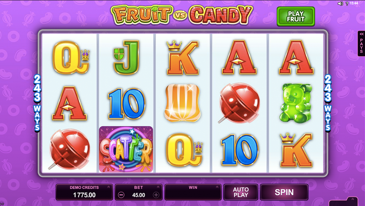 fruit vs candy microgaming