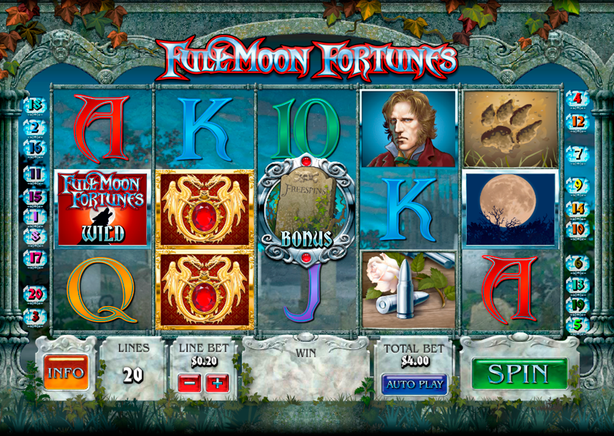 full moon fortunes playtech