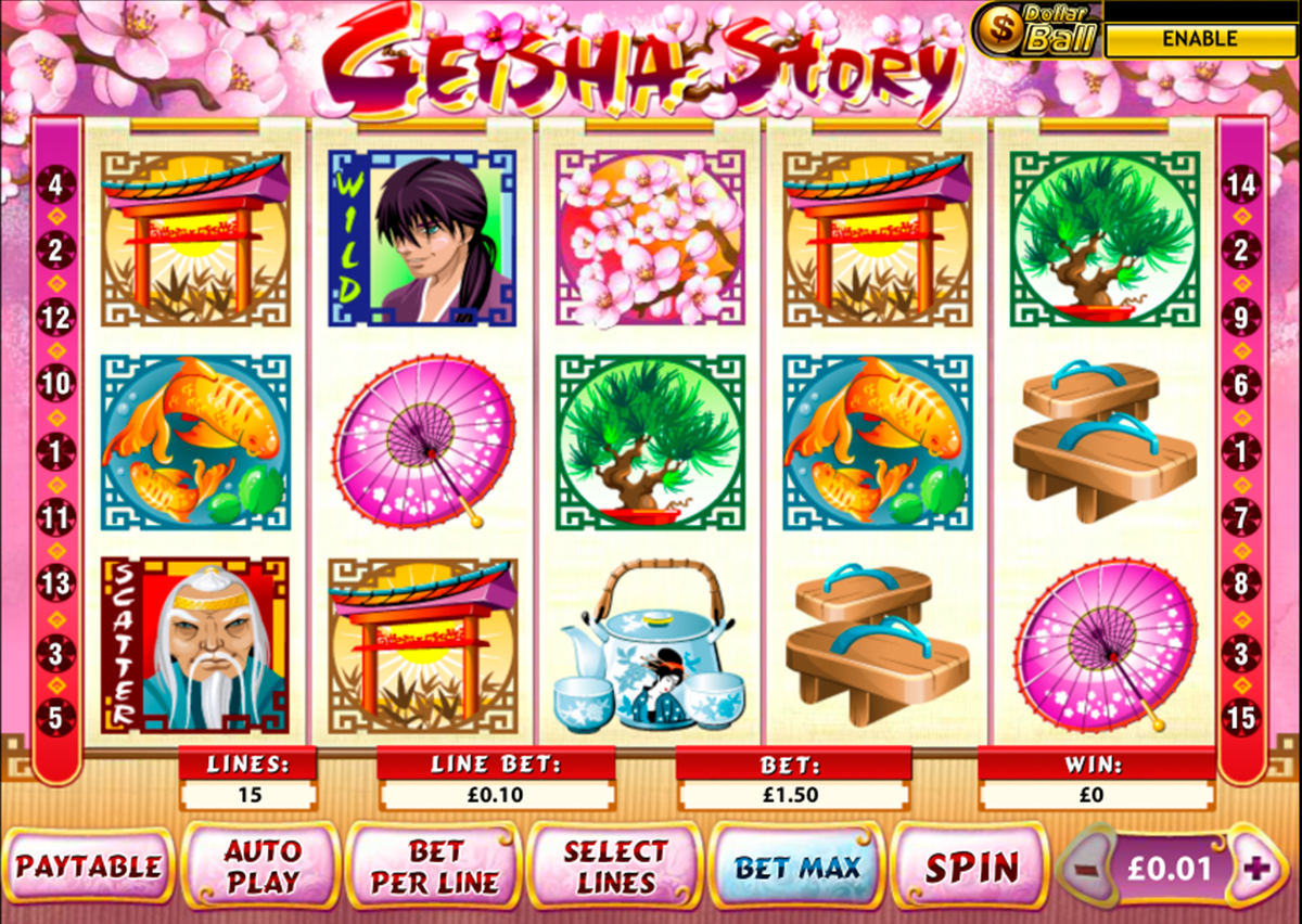 geisha story playtech