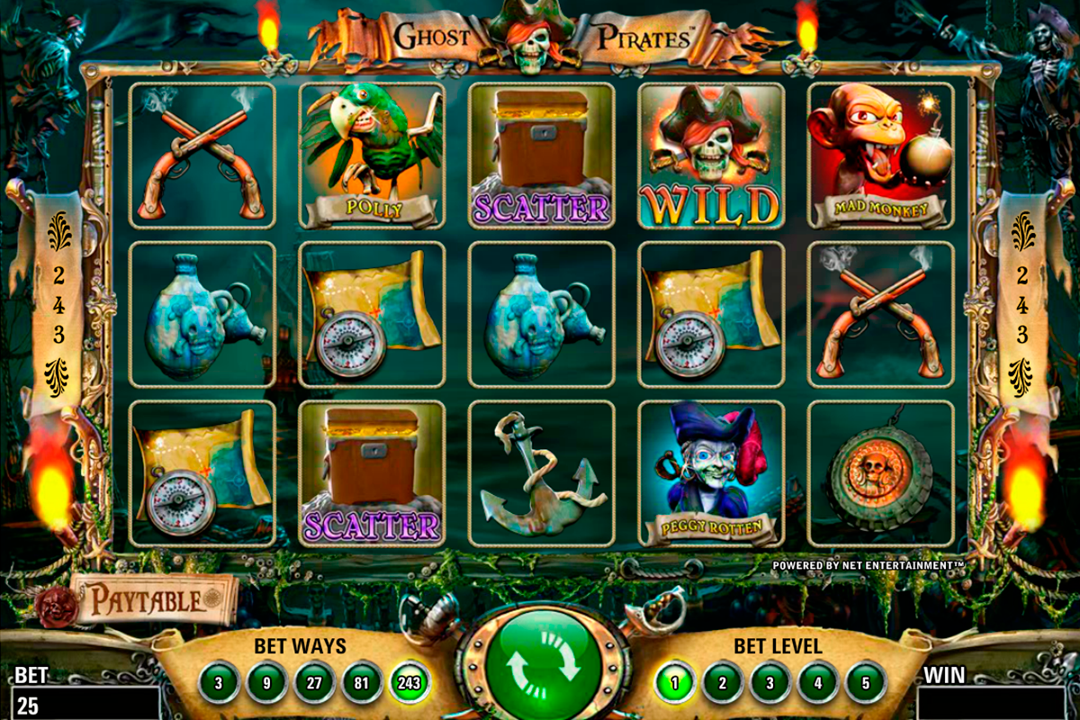 ghost pirates netent