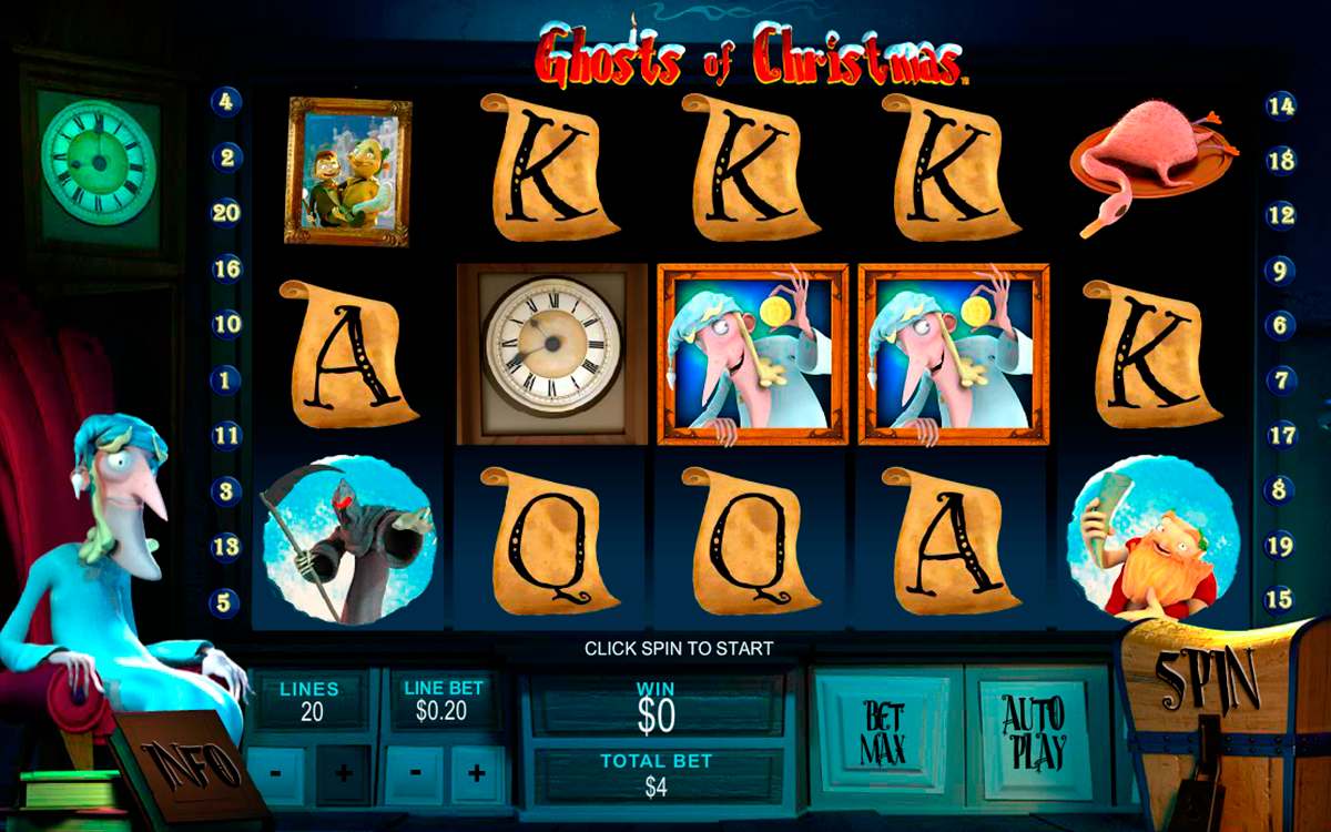 ghosts of christmas playtech