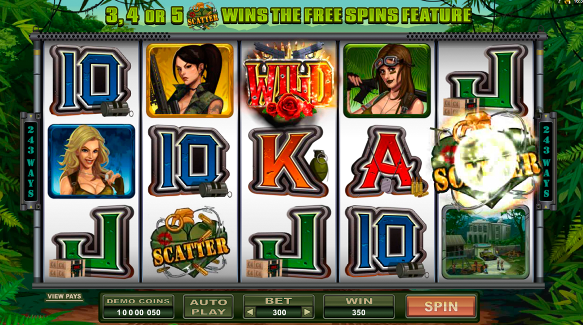 girls with guns jungle heat microgaming