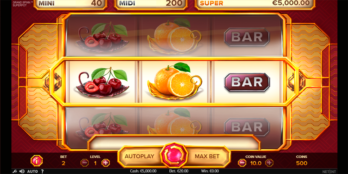 grand spinn superpot netent