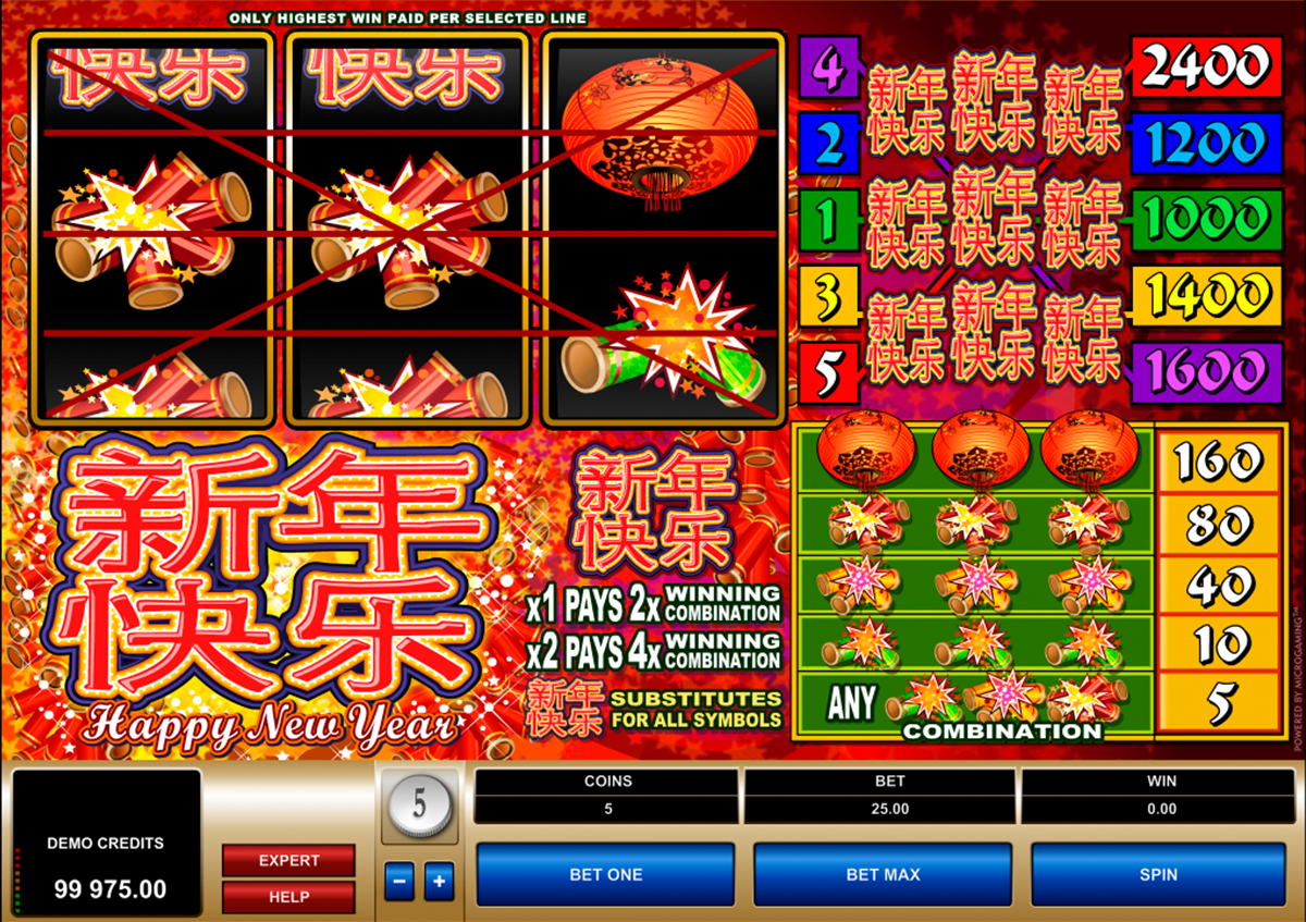 happy new year microgaming