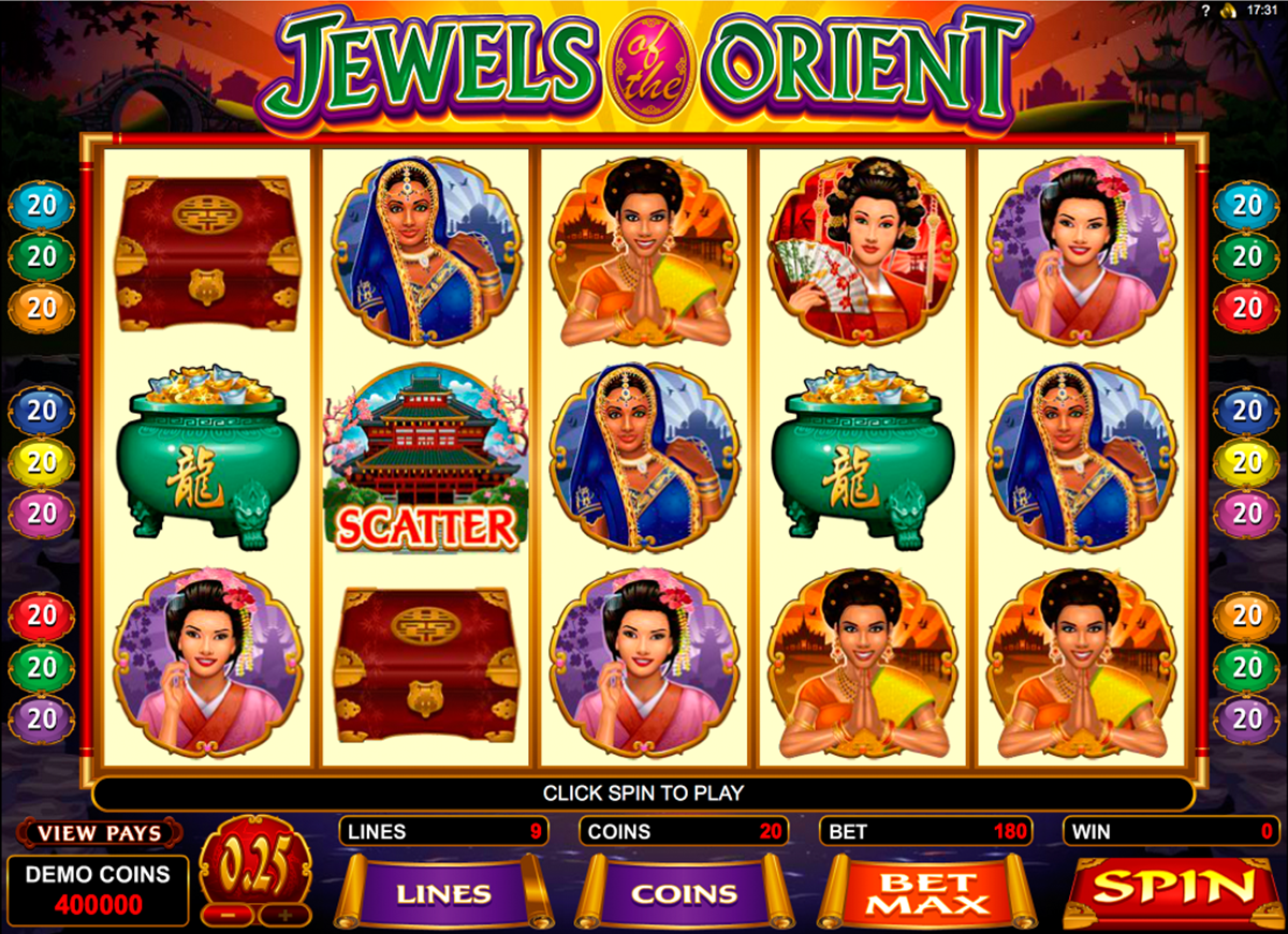 jewels of the orient microgaming