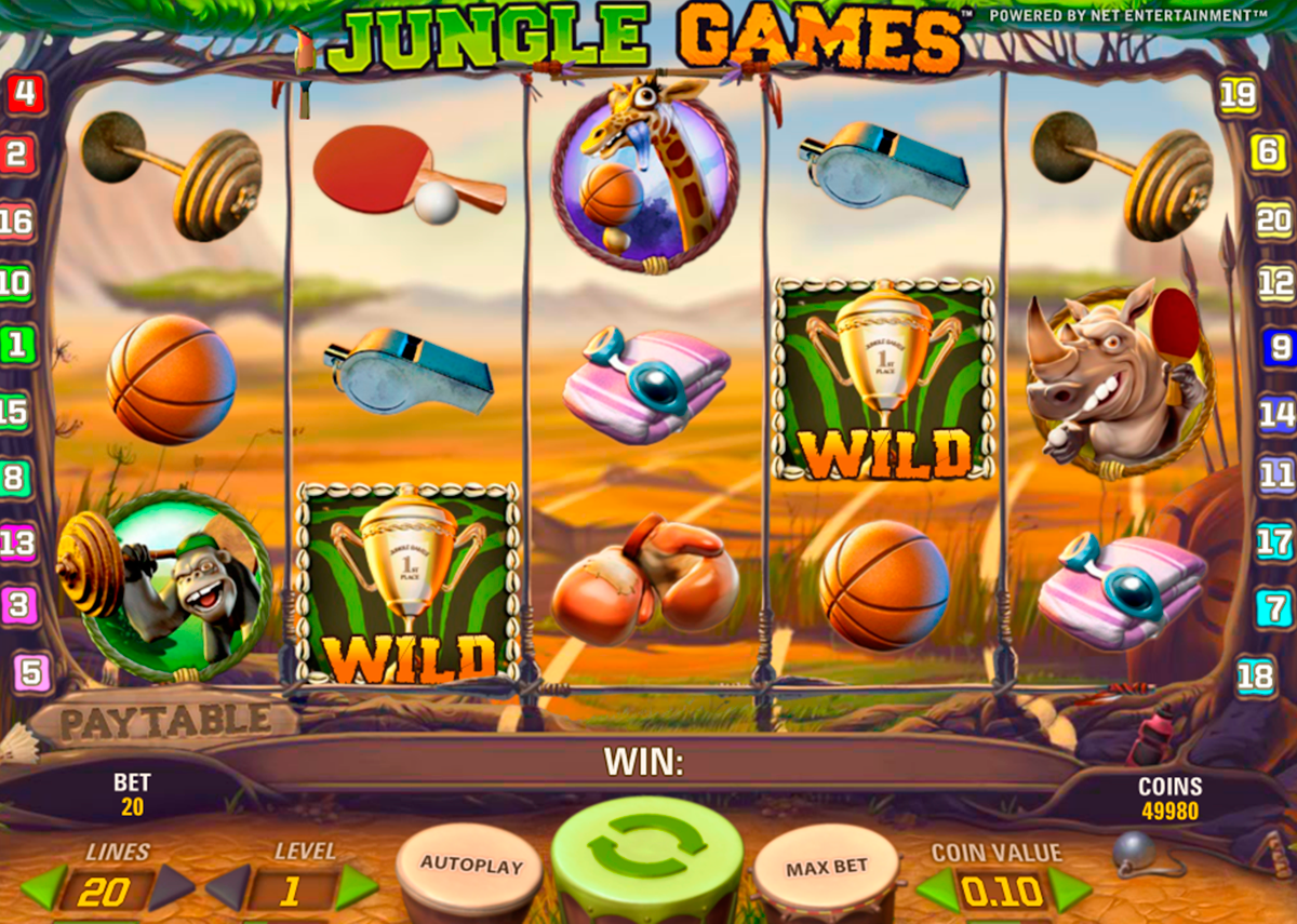 jungle games netent