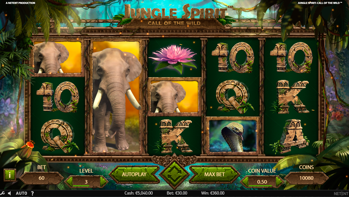 jungle spirit call of the wild netent