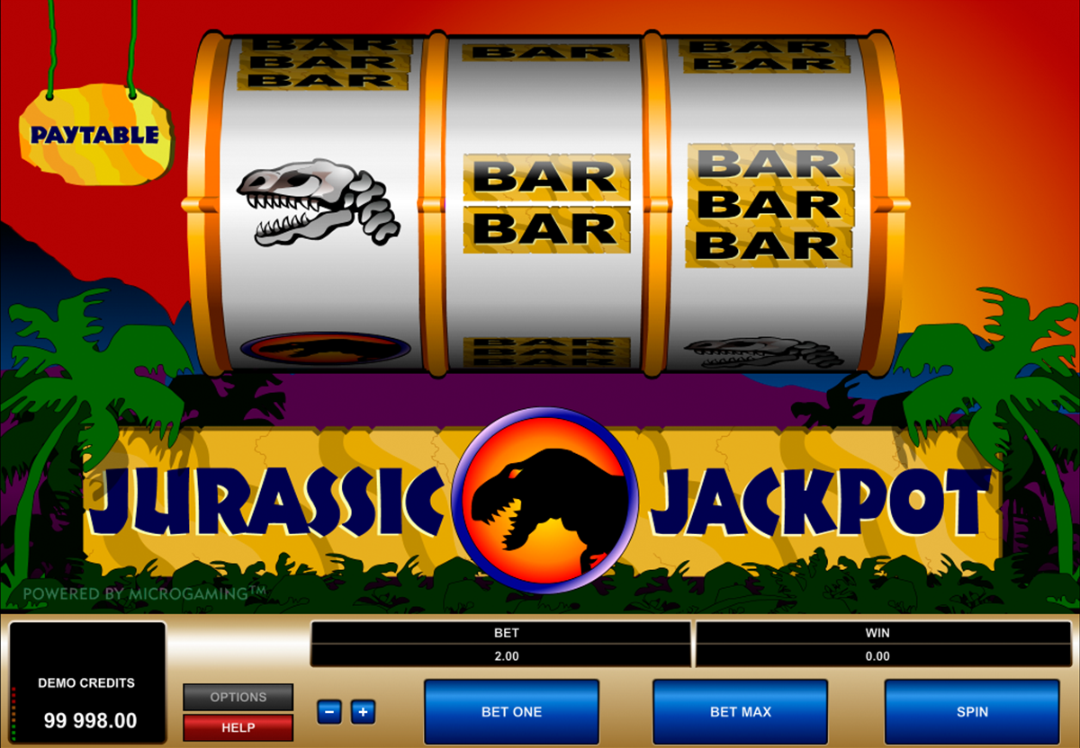 jurassic jackpot microgaming