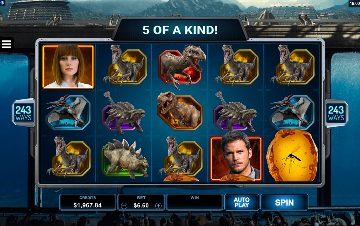 jurassic world microgaming