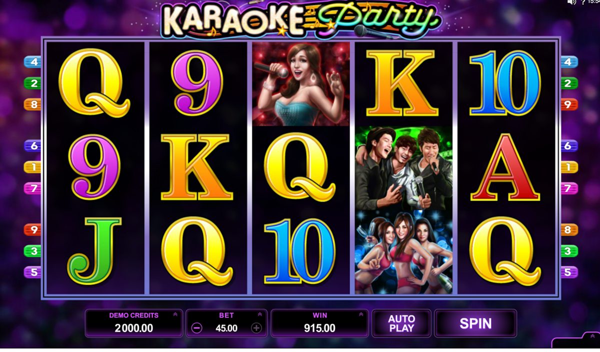 karaoke party microgaming