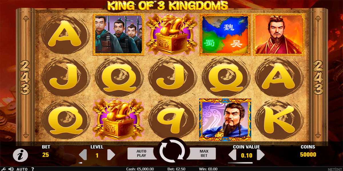 king of 3 kingdoms netent