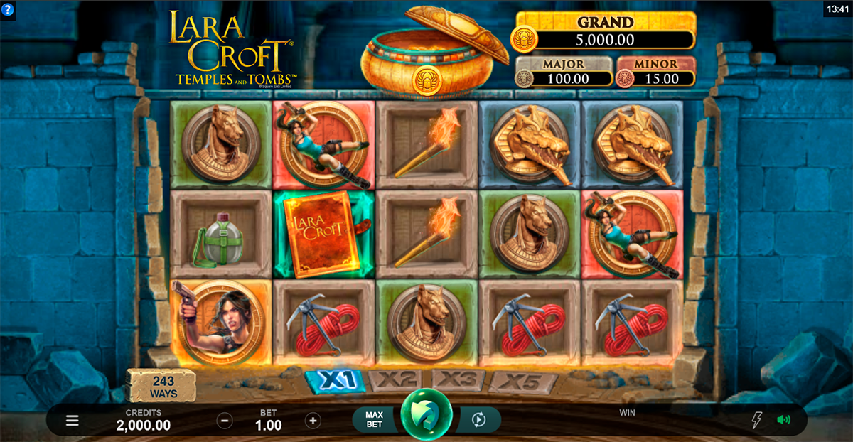 lara croft temples and tombs microgaming