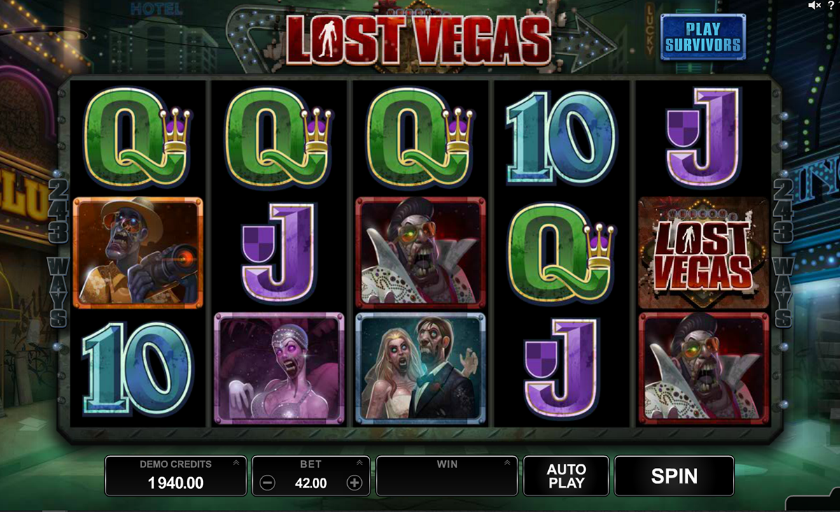 lost vegas microgaming