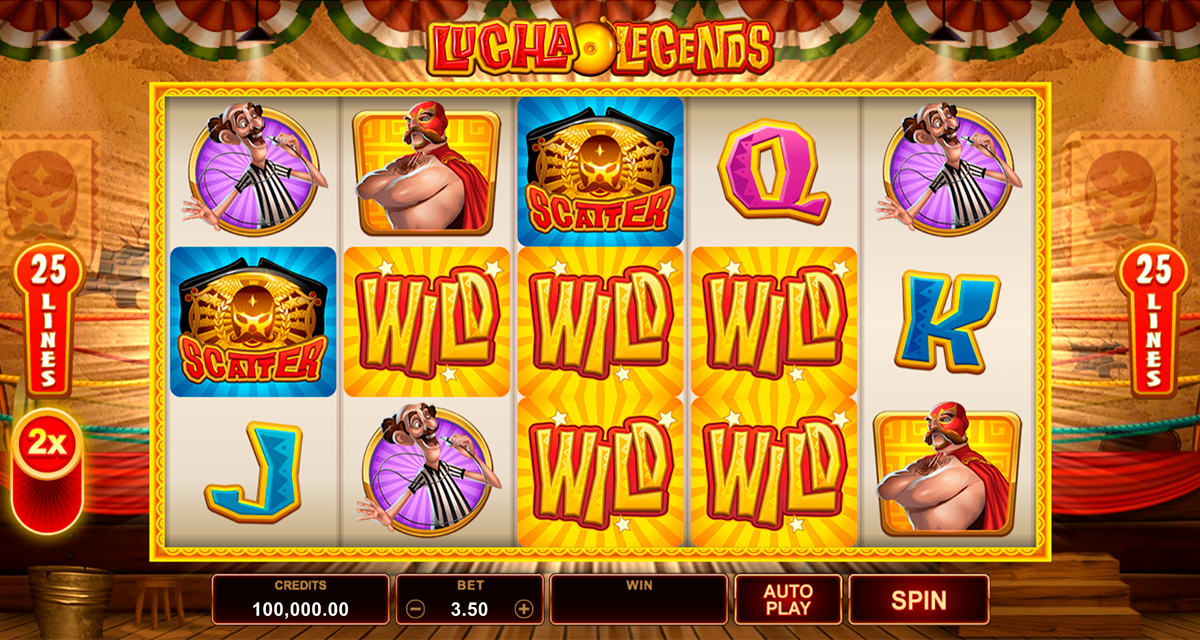 lucha legends microgaming