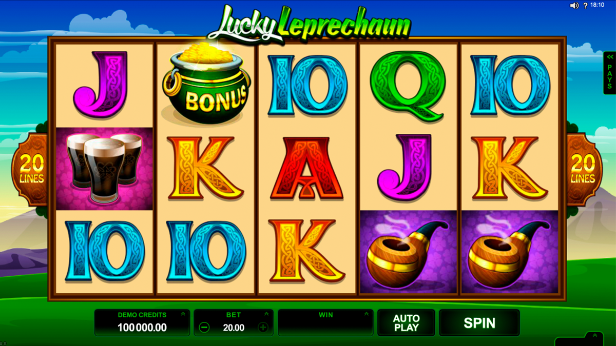 lucky leprechaun microgaming