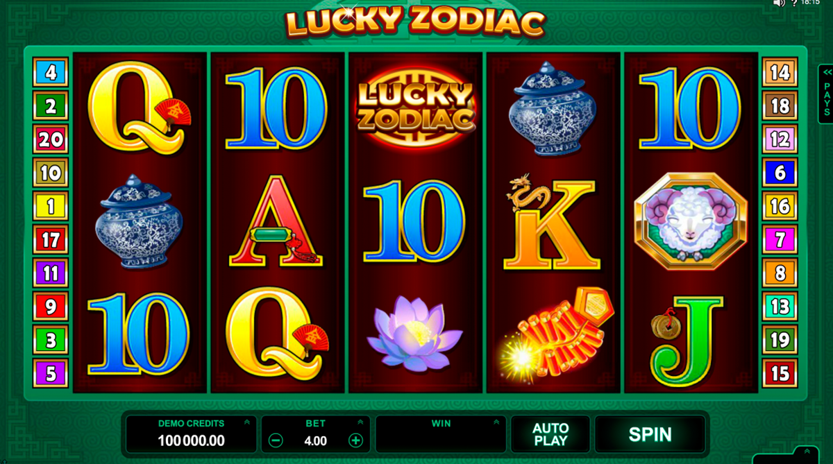 lucky zodiac microgaming