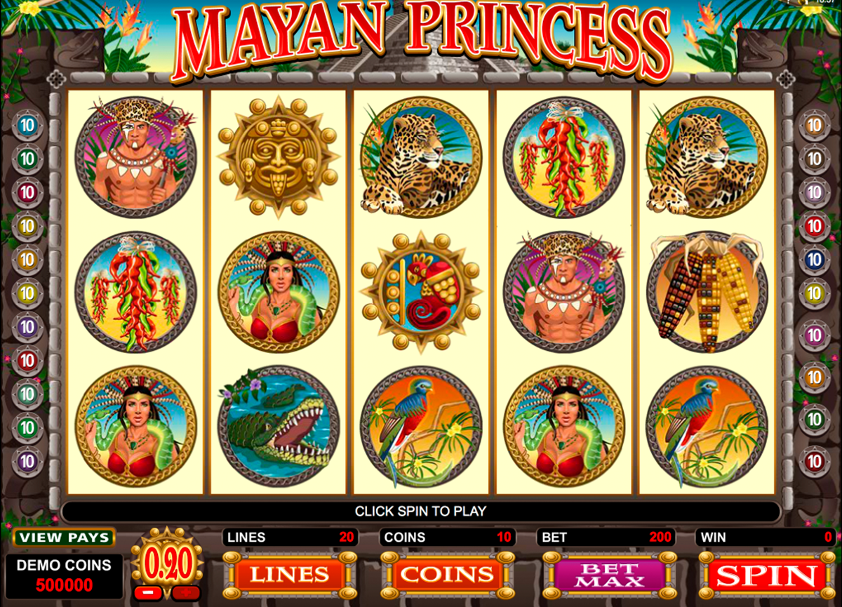 mayan princess microgaming