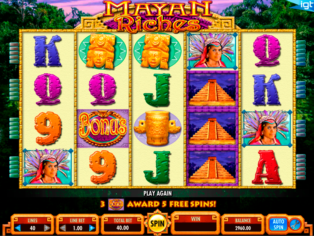 mayan riches igt