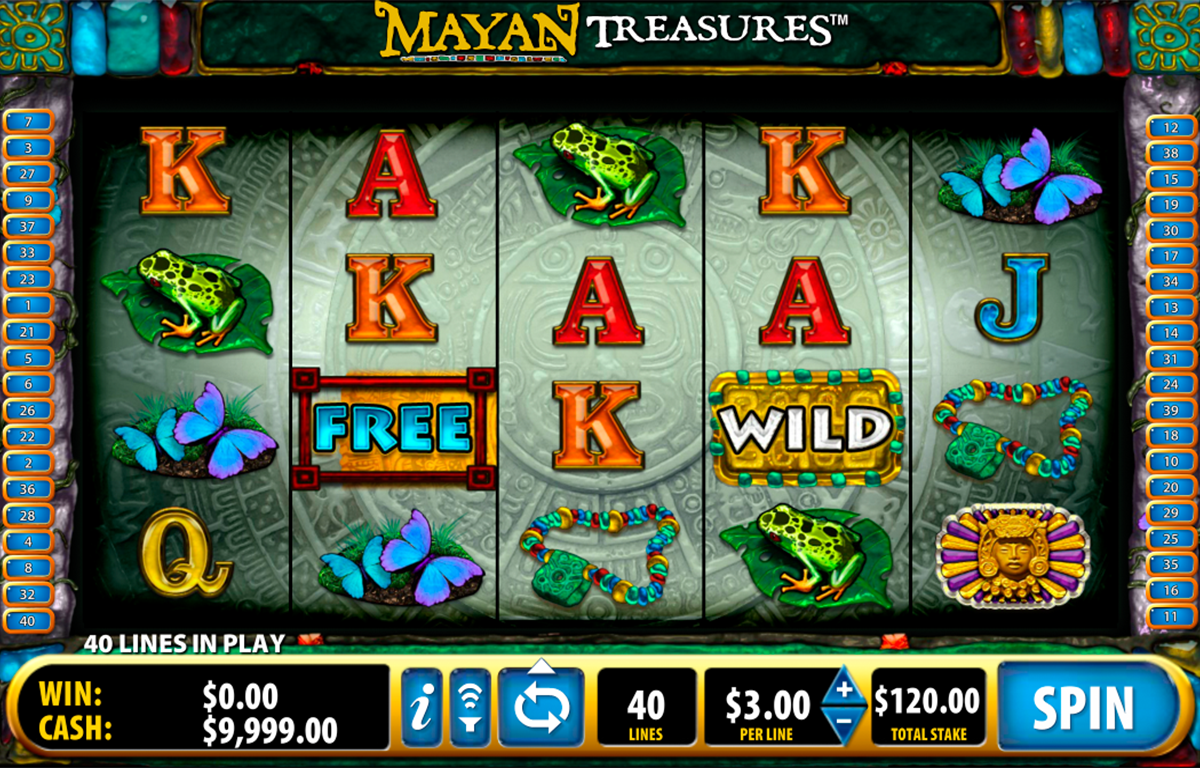 mayan treasures bally