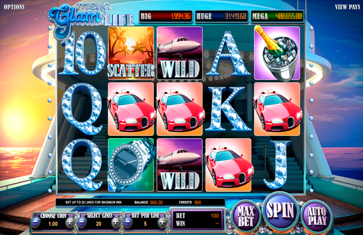 mega glam life betsoft