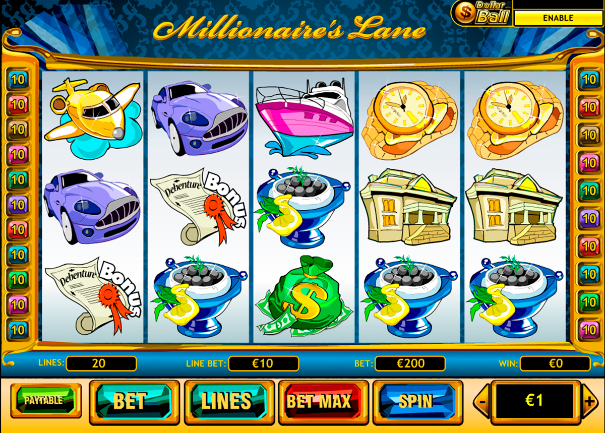 millionaires lane playtech